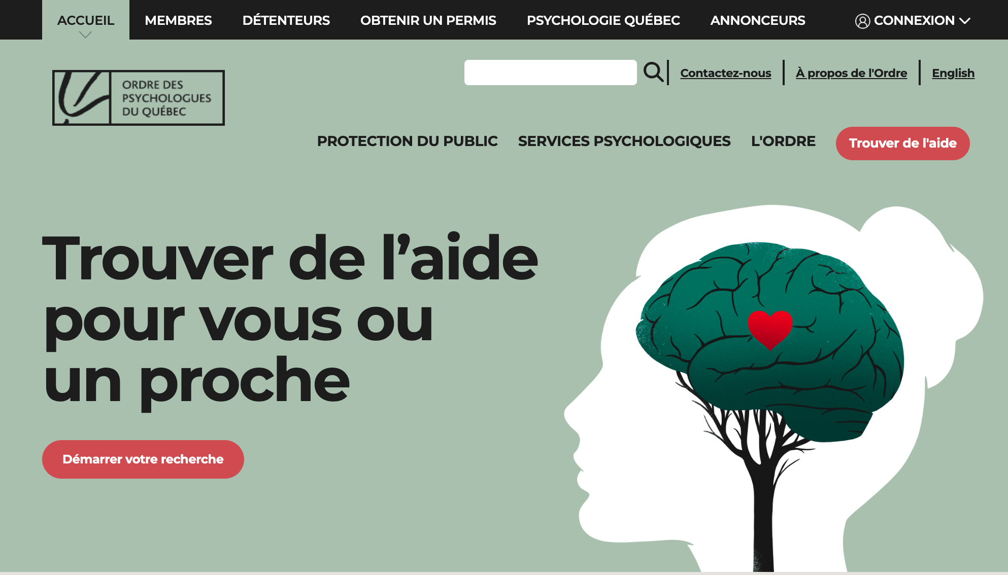 Site web Liferay, Ordre des psychologues du Québec