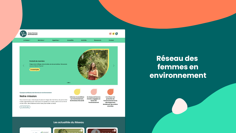 Réseau des femmes en environnement - refonte